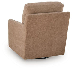 Dishford Cinnamon Swivel Accent Chair - Ornate Home