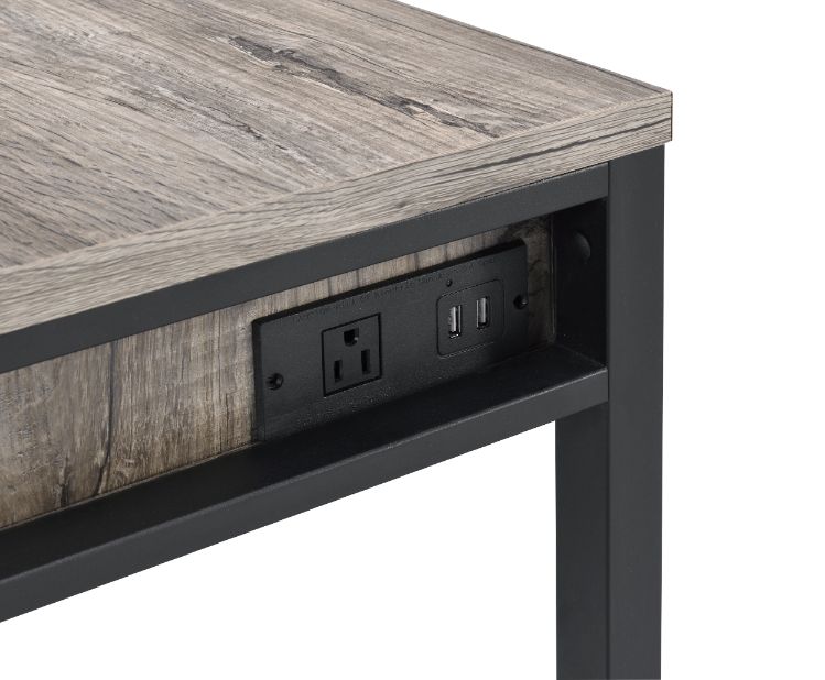 Disho Writing Desk w / USB - Ornate Home