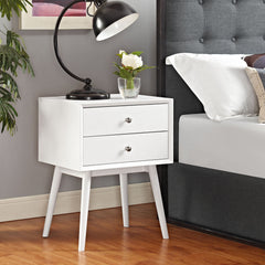 Dispatch White Nightstand - Ornate Home