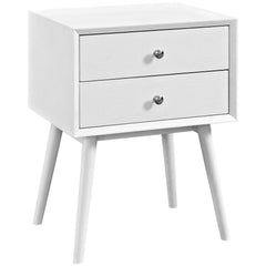 Dispatch White Nightstand - Ornate Home