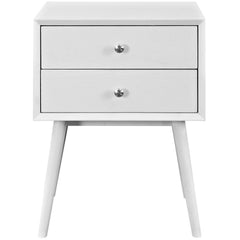 Dispatch White Nightstand - Ornate Home
