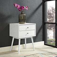 Dispatch White Nightstand - Ornate Home