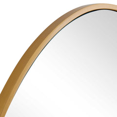 Distort Antique Brass Mirror - Ornate Home