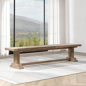 Dita Natural Pine Dining Bench - Ornate Home