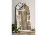 Divakar Antique White Accent Wall Mirror (Online Special Price) - Ornate Home