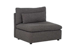 Divani Casa Paseo Charcoal Modular Sectional / 4pc - Ornate Home