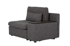 Divani Casa Paseo Charcoal Modular Sectional / 6pc - Ornate Home