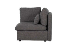 Divani Casa Paseo Charcoal Modular Sectional / 6pc - Ornate Home
