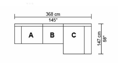 Divani Casa Paseo Charcoal Modular Sectional Sofa w/ Console - Ornate Home
