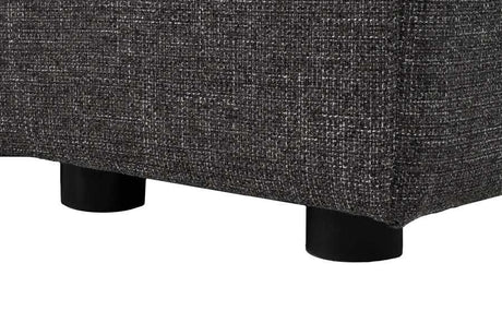 Divani Casa Paseo Charcoal Modular Sectional Sofa w/ Console - Ornate Home