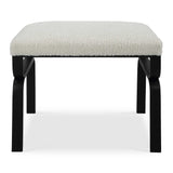 Diverge White Shearling Small Bench - Ornate Home