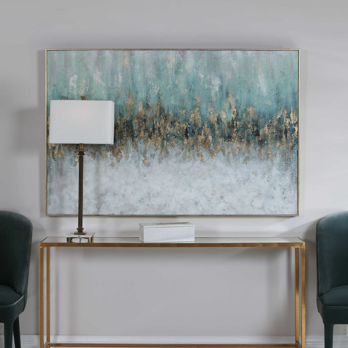 Divide Multicolor Hand Painted Art - Ornate Home