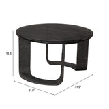 Divin Black Coffee Table - Ornate Home