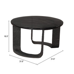 Divin Black Coffee Table - Ornate Home