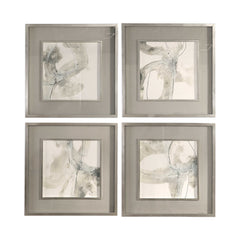 Divination Multicolor Abstract Art (Set of 4) - Ornate Home