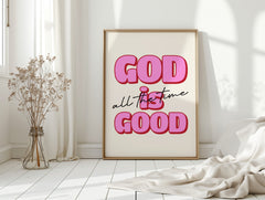 Divine Affirmation - Inspirational Typography Art Print - Ornate Home
