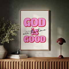Divine Affirmation - Inspirational Typography Art Print - Ornate Home