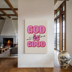 Divine Affirmation - Inspirational Typography Art Print - Ornate Home