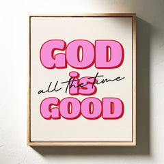 Divine Affirmation - Inspirational Typography Art Print - Ornate Home