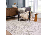 Divya Cream & Charcoal Area Rug - Clearance - Ornate Home