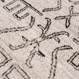 Divya Cream & Charcoal Area Rug - Clearance - Ornate Home