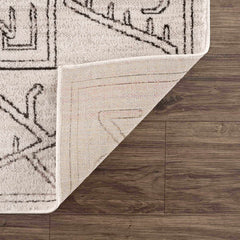 Divya Cream & Charcoal Area Rug - Clearance - Ornate Home
