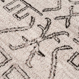 Divya Cream & Charcoal Area Rug - Clearance - Ornate Home
