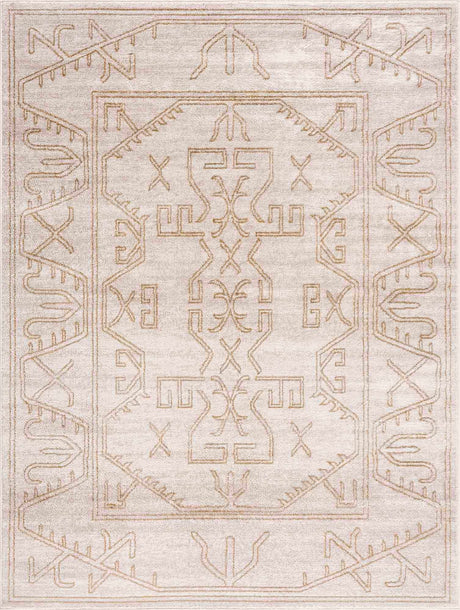 Divya Cream & Gold Area Rug - Clearance - Ornate Home