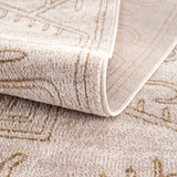 Divya Cream & Gold Area Rug - Clearance - Ornate Home