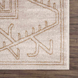 Divya Cream & Gold Area Rug - Clearance - Ornate Home