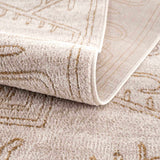 Divya Cream & Gold Area Rug - Clearance - Ornate Home
