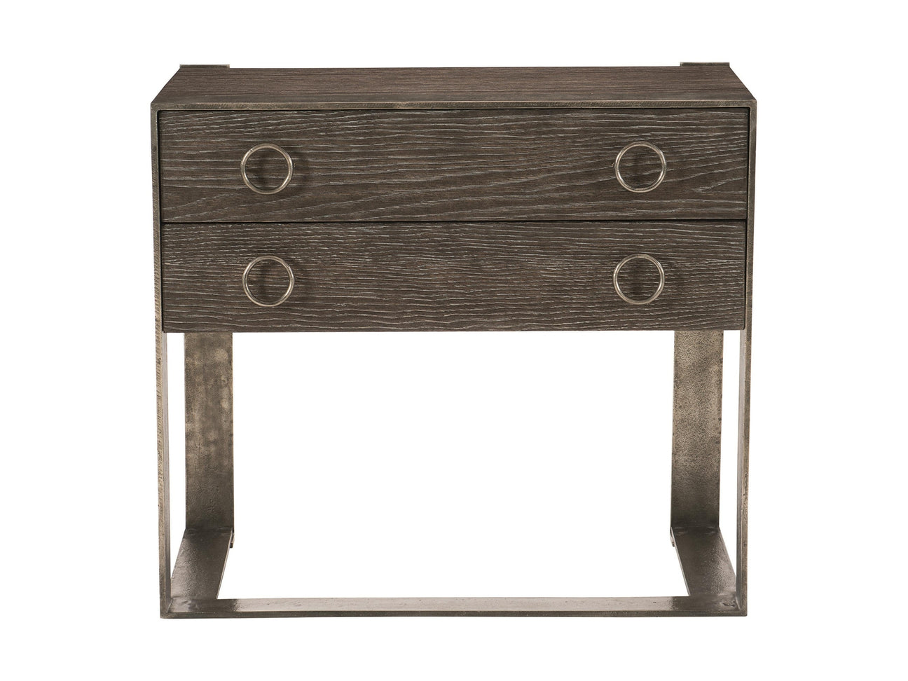 Dixon Weathered Charcoal Nightstand - Ornate Home