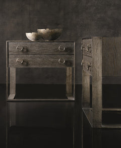 Dixon Weathered Charcoal Nightstand - Ornate Home