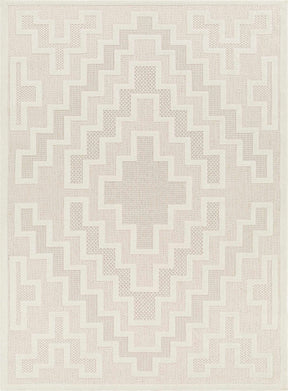 Diza Cream Outdoor Rug - Clearance - Ornate Home