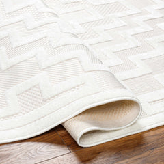 Diza Cream Outdoor Rug - Clearance - Ornate Home