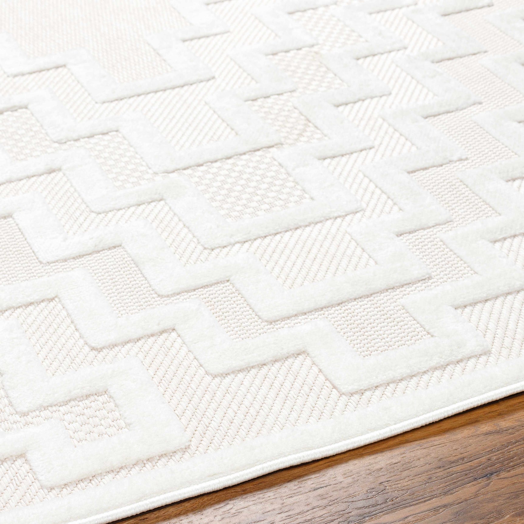 Diza Cream Outdoor Rug - Clearance - Ornate Home