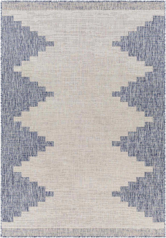 Djugun Blue Outdoor Rug - Clearance - Ornate Home