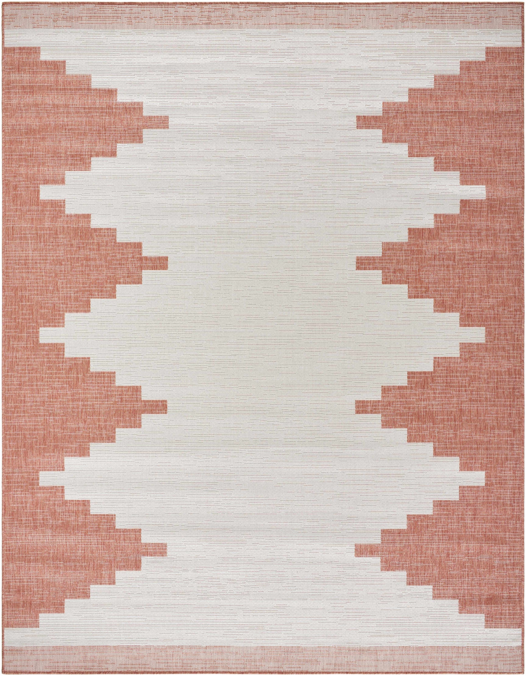 Djugun Brick Red Outdoor Rug - Ornate Home