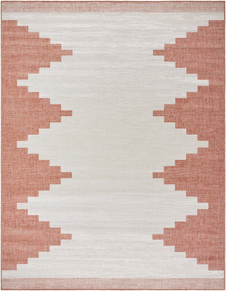 Djugun Brick Red Outdoor Rug - Ornate Home
