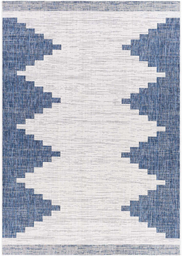 Djugun Navy Indoor & Outdoor Area Rug - Clearance - Ornate Home