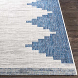Djugun Navy Indoor & Outdoor Area Rug - Clearance - Ornate Home