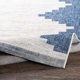 Djugun Navy Indoor & Outdoor Area Rug - Clearance - Ornate Home