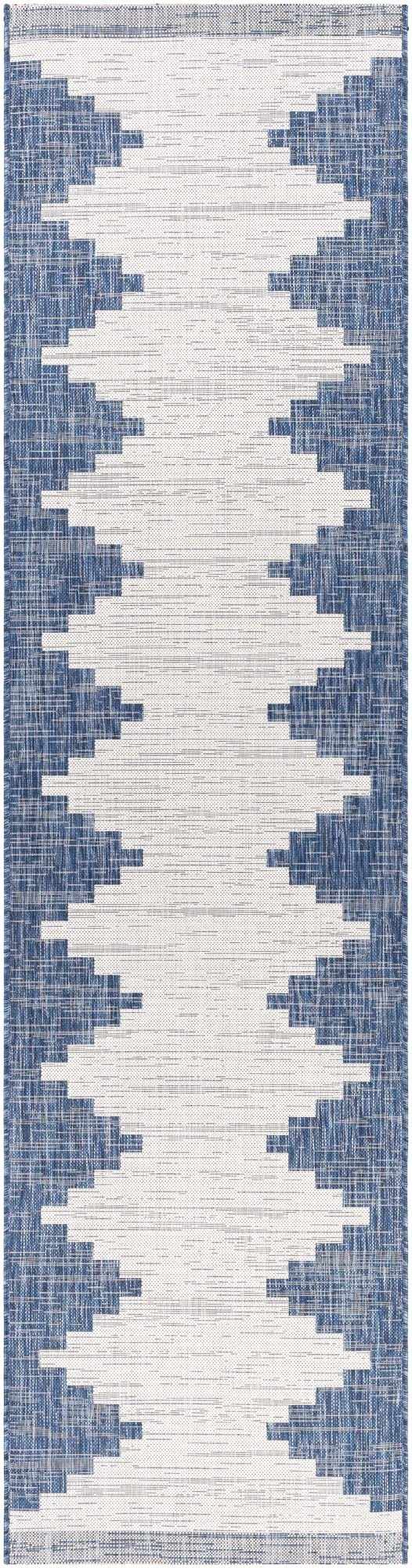 Djugun Navy Indoor & Outdoor Area Rug - Clearance - Ornate Home