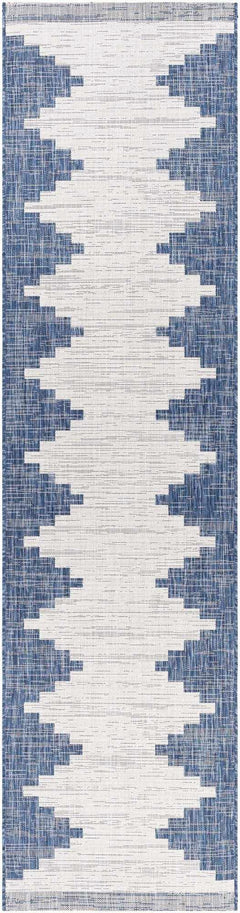 Djugun Navy Indoor & Outdoor Area Rug - Clearance - Ornate Home