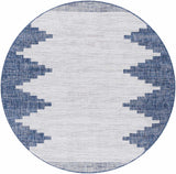 Djugun Navy Indoor & Outdoor Area Rug - Clearance - Ornate Home