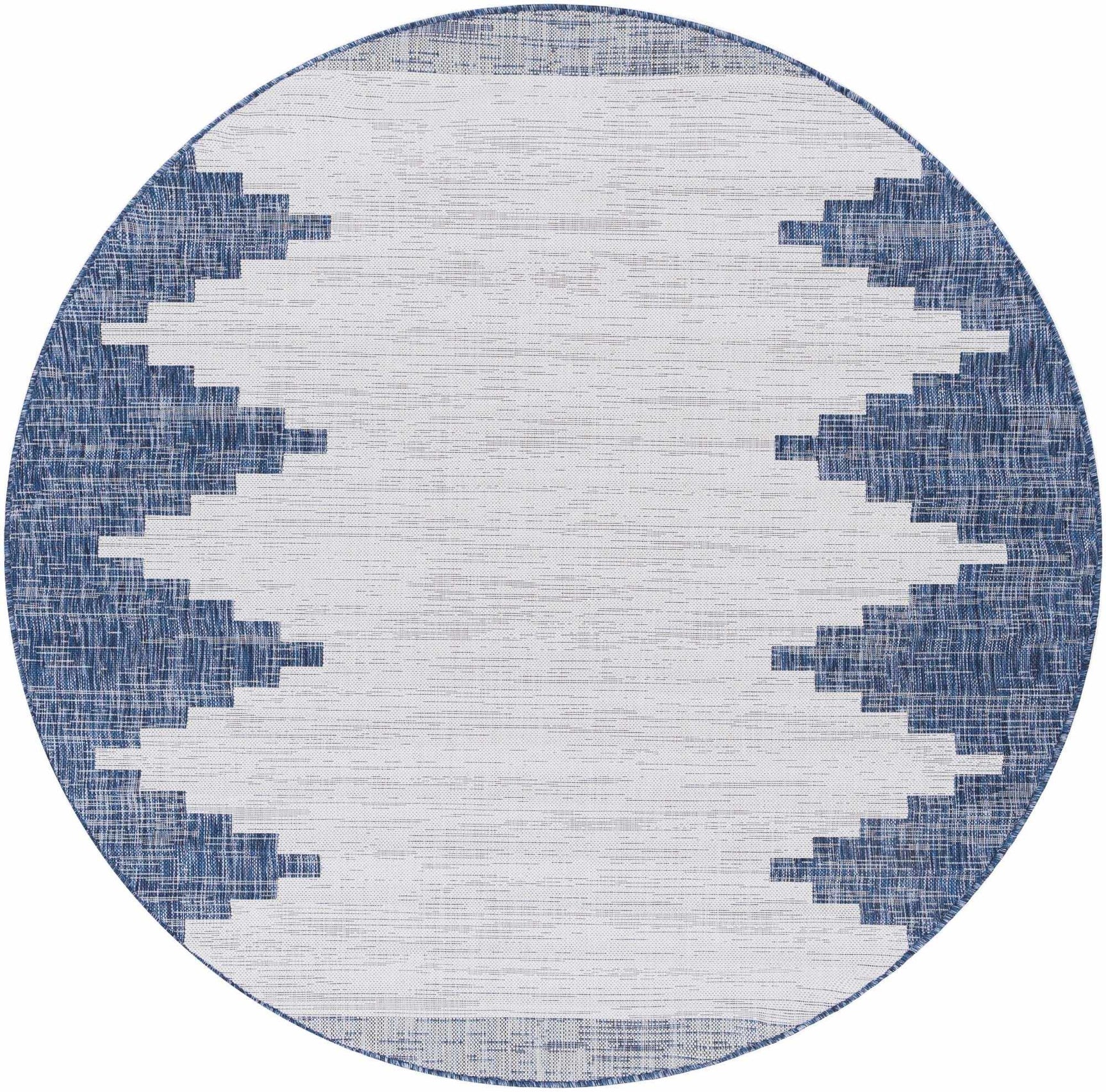 Djugun Navy Indoor & Outdoor Area Rug - Clearance - Ornate Home