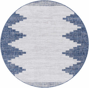Djugun Navy Indoor & Outdoor Area Rug - Clearance - Ornate Home