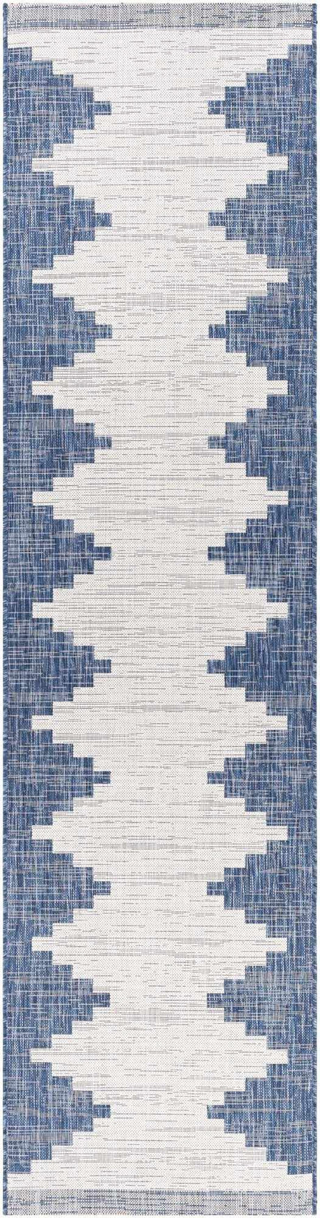 Djugun Navy Indoor & Outdoor Rug - Ornate Home