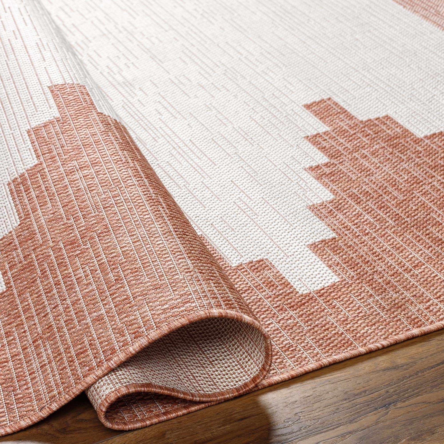 Djugun Peach Fuzz Indoor & Outdoor Area Rug - Ornate Home