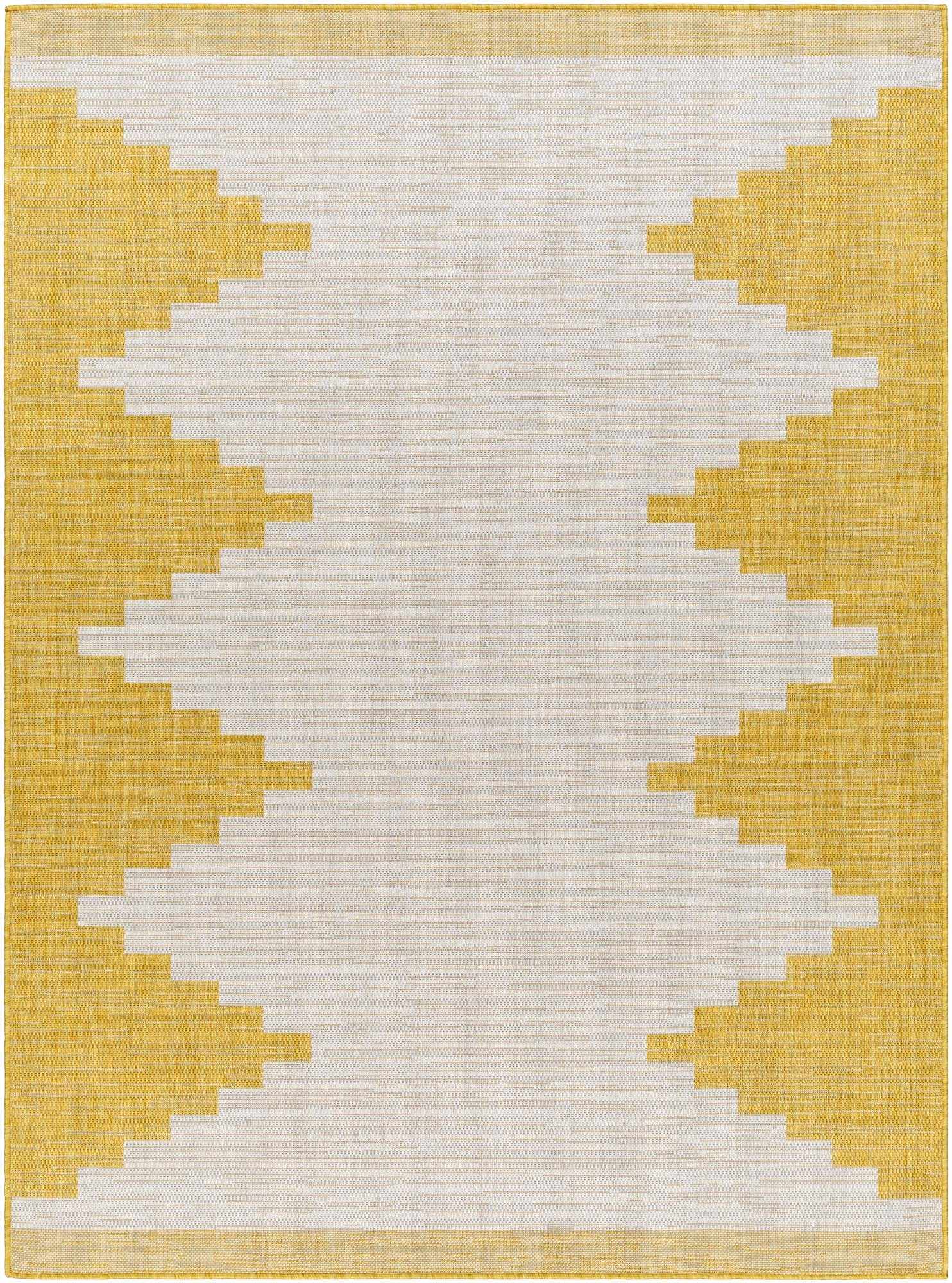 Djugun Yellow Outdoor Rug - Clearance - Ornate Home